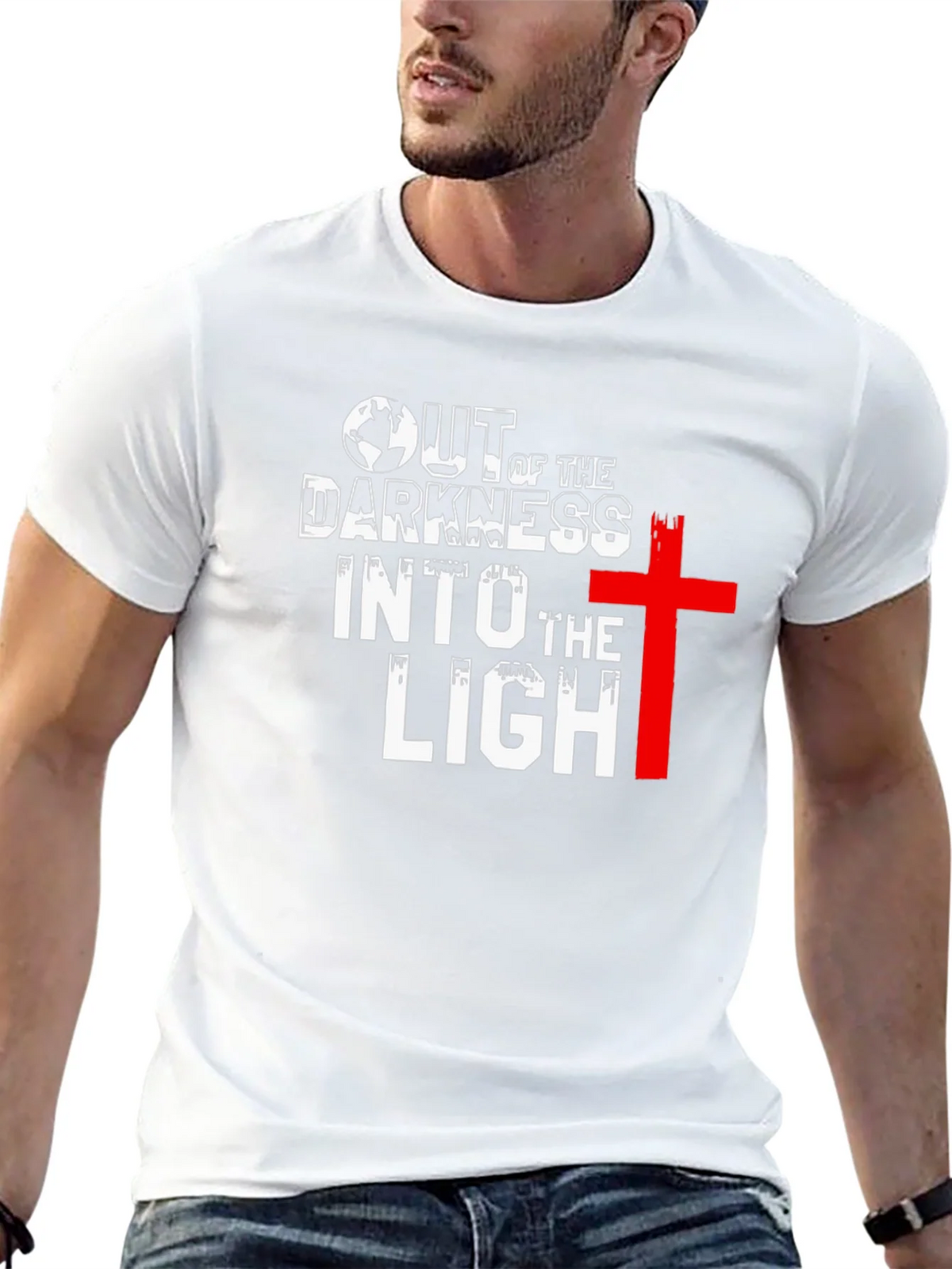 Out of Darkness Into the Light Graphic Tee product image 12