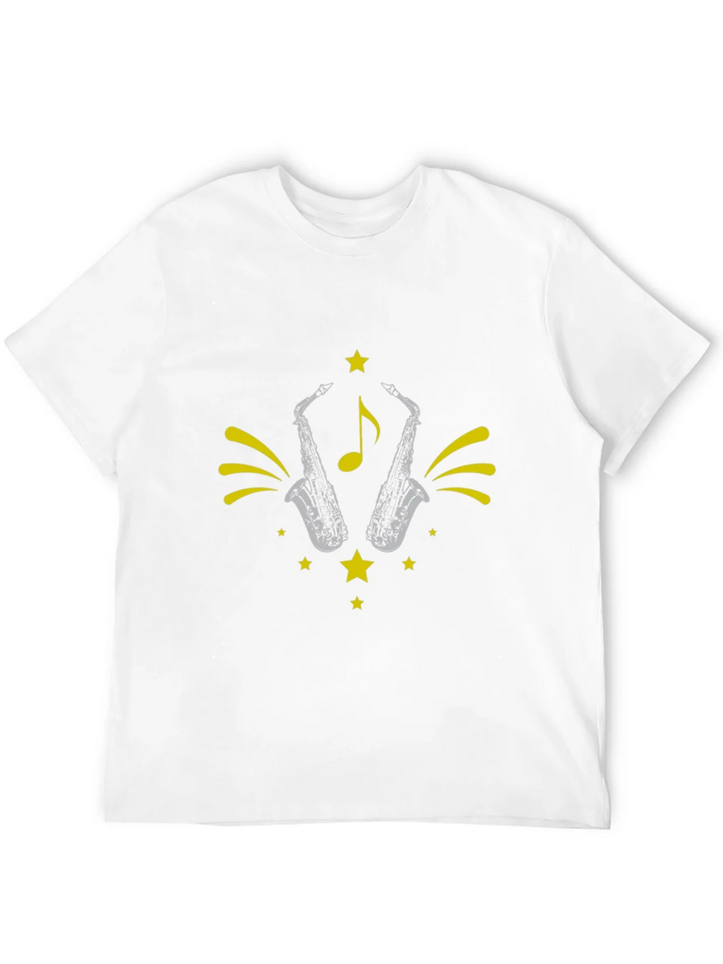 Saxophone Star Graphic Tee - Black product image 11