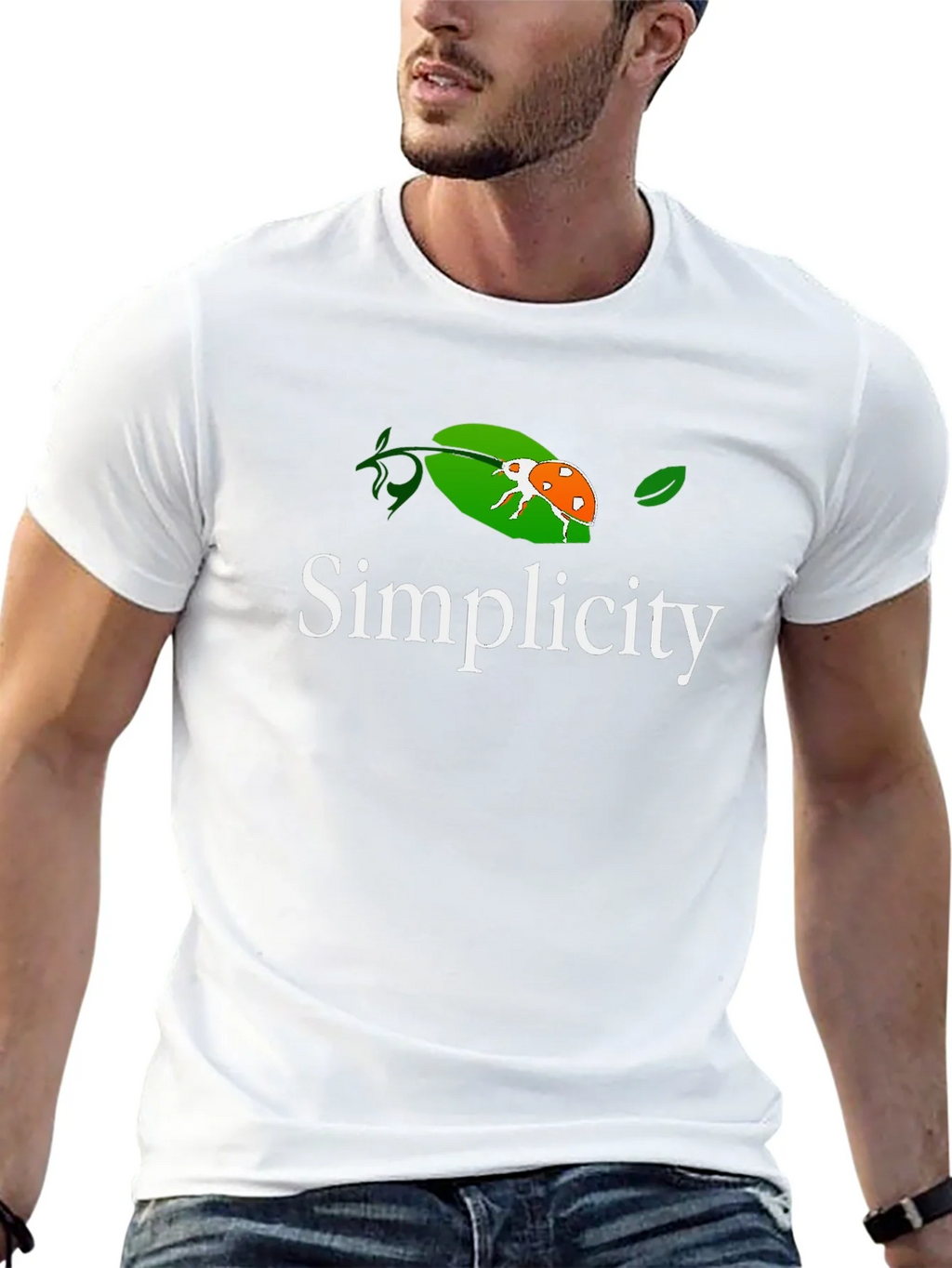 Simplicity Graphic Tee - Nature Inspired Design product image 4