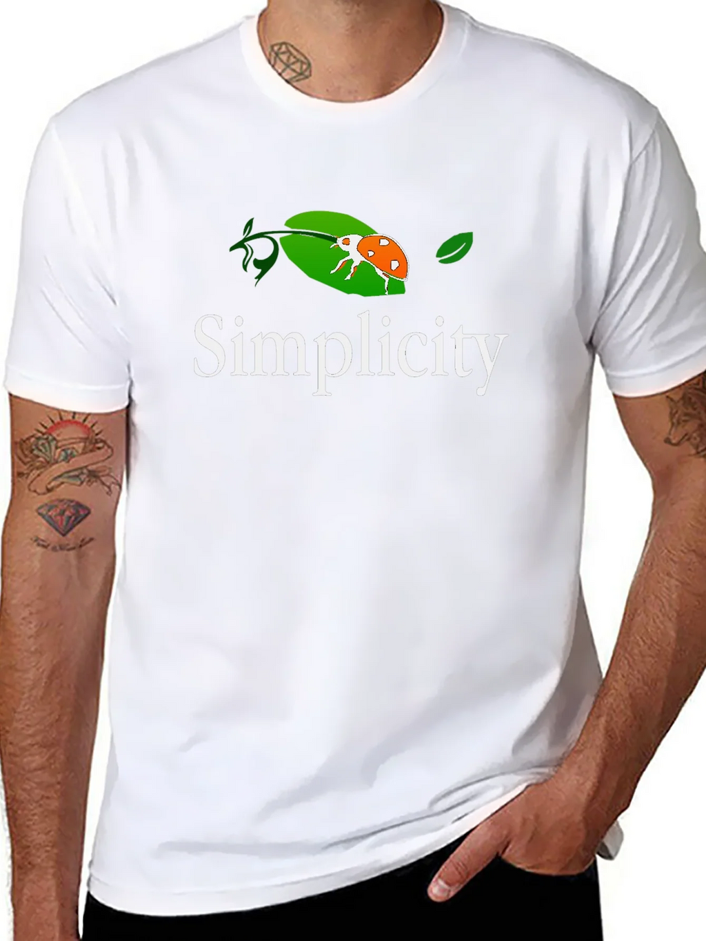 Simplicity Graphic Tee - Nature Inspired Design product image 10