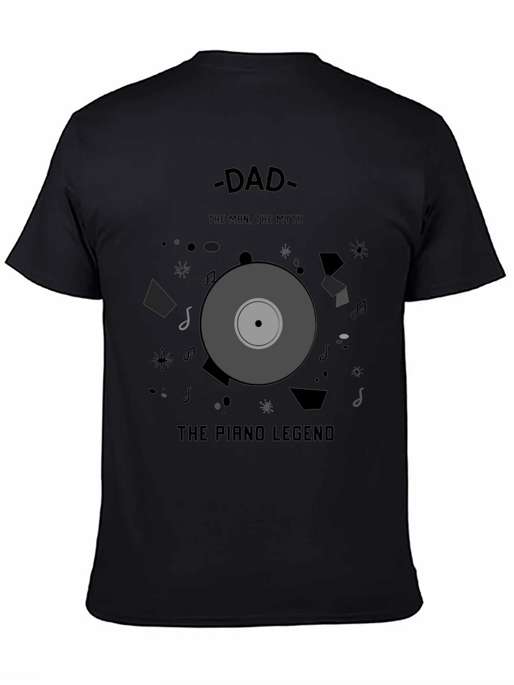Dad Piano Legend T-Shirt - Man Myth product image 4