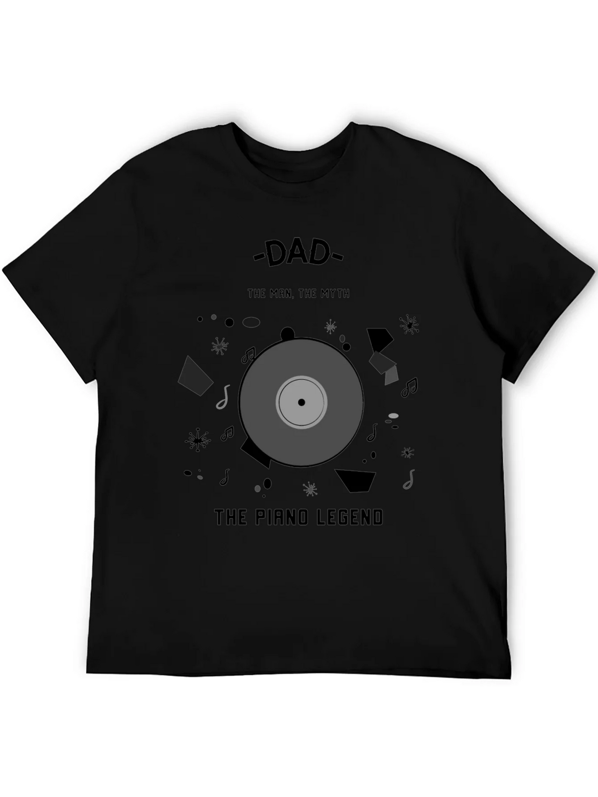 Dad Piano Legend T-Shirt - Man Myth product image 5