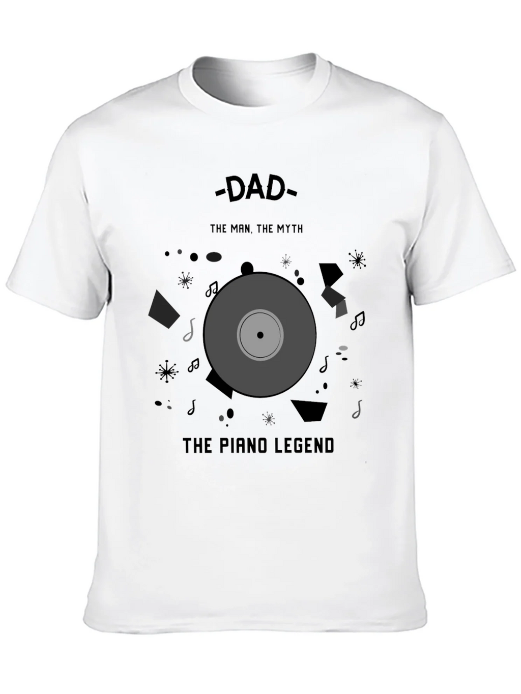 Dad Piano Legend T-Shirt - Man Myth product image 9