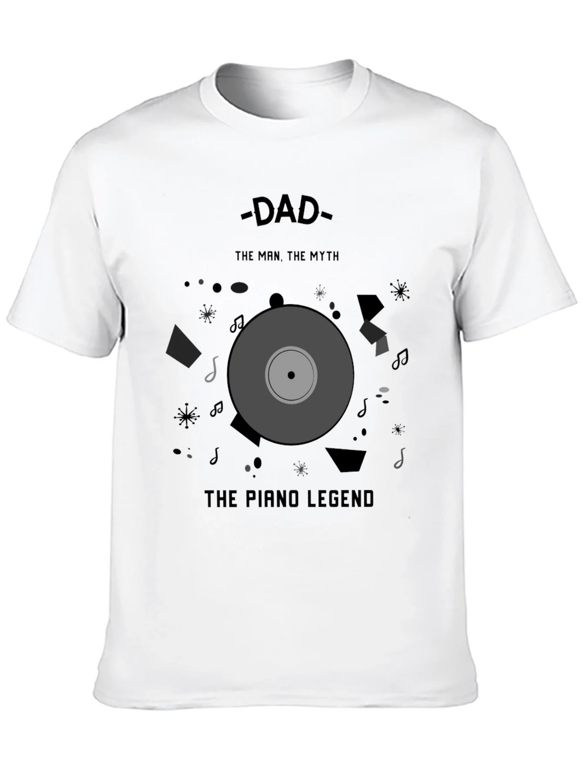 Dad Piano Legend T-Shirt - Man Myth product image 9