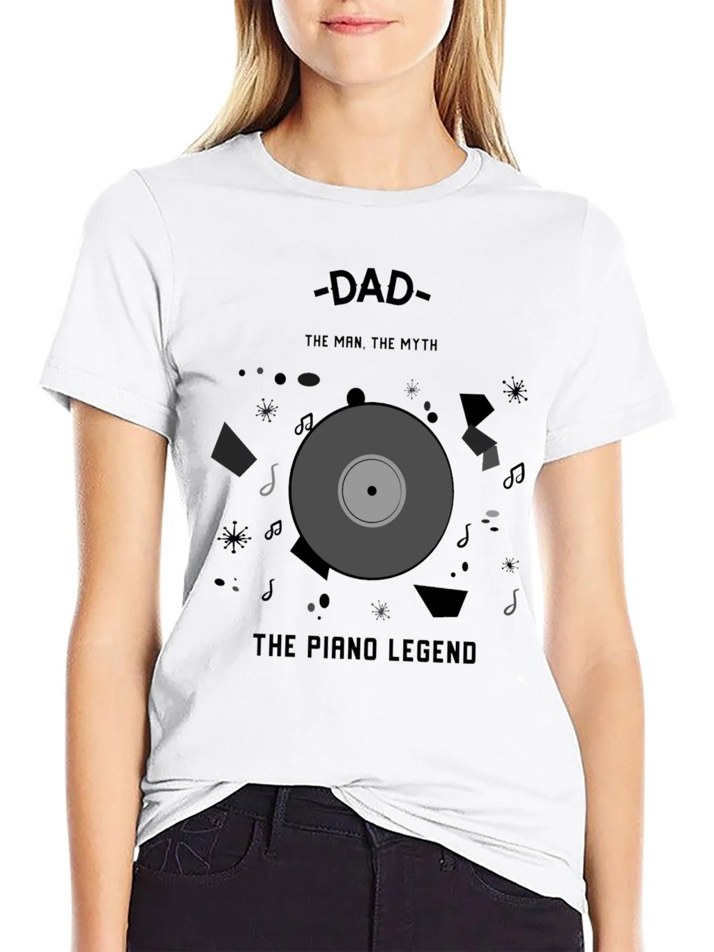Dad Piano Legend T-Shirt - Man Myth product image 8
