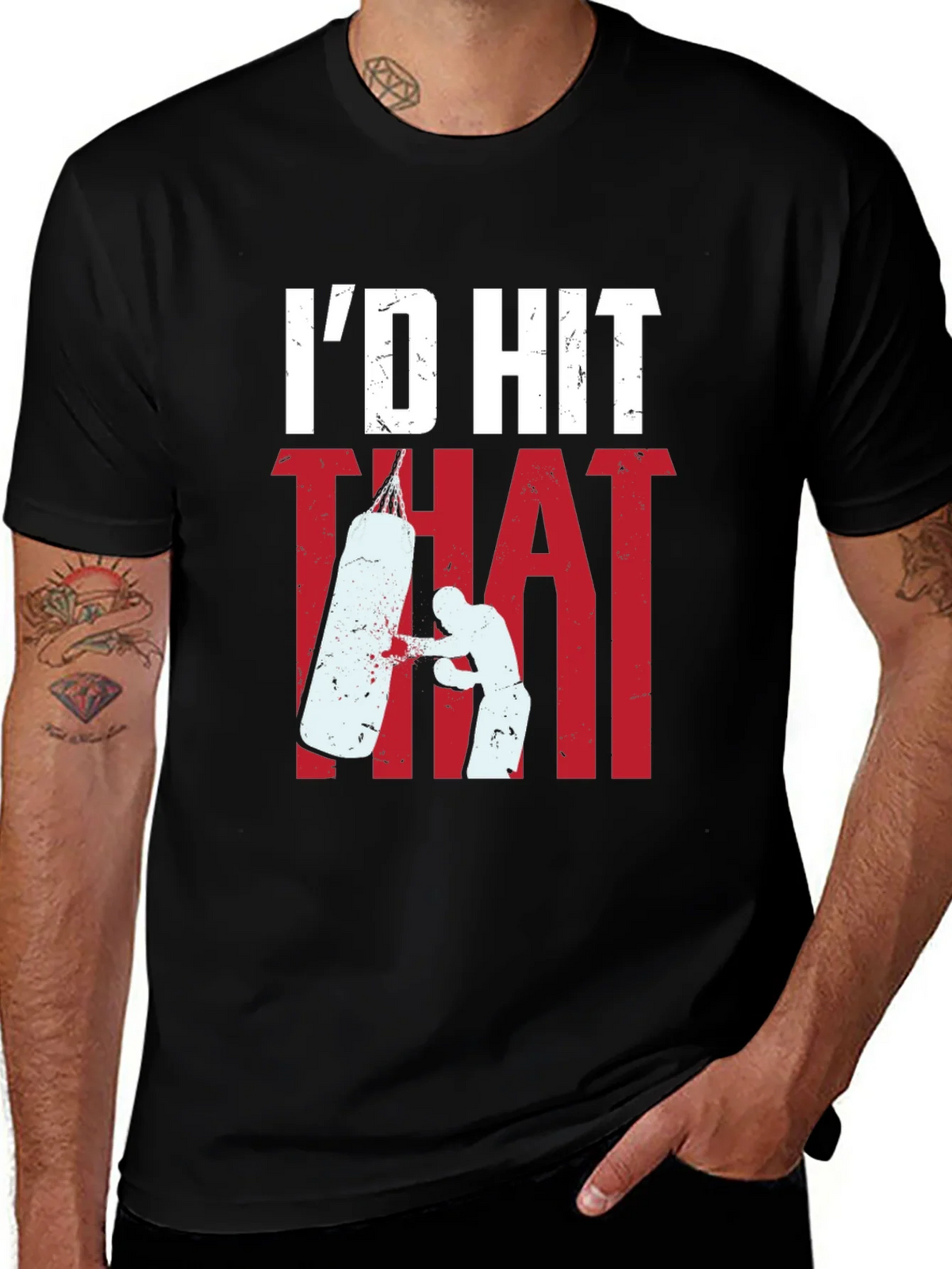 Id Hit That Boxing T-Shirt product image 1