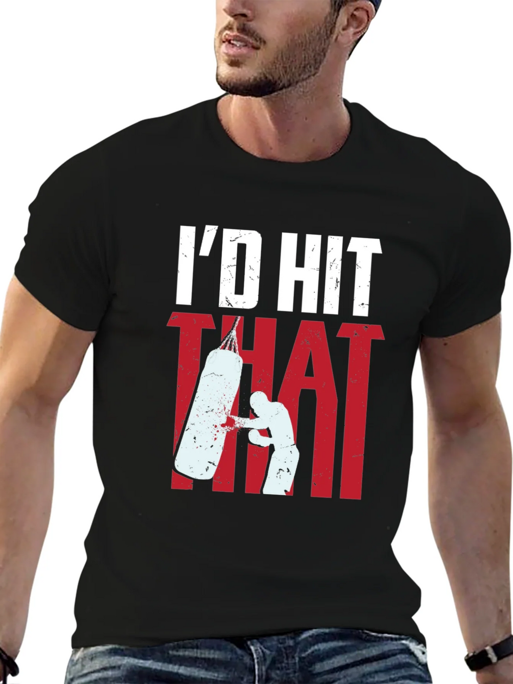 Id Hit That Boxing T-Shirt product image 6