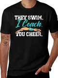 Swim Coach T-Shirt - They I You Cheer product image 1