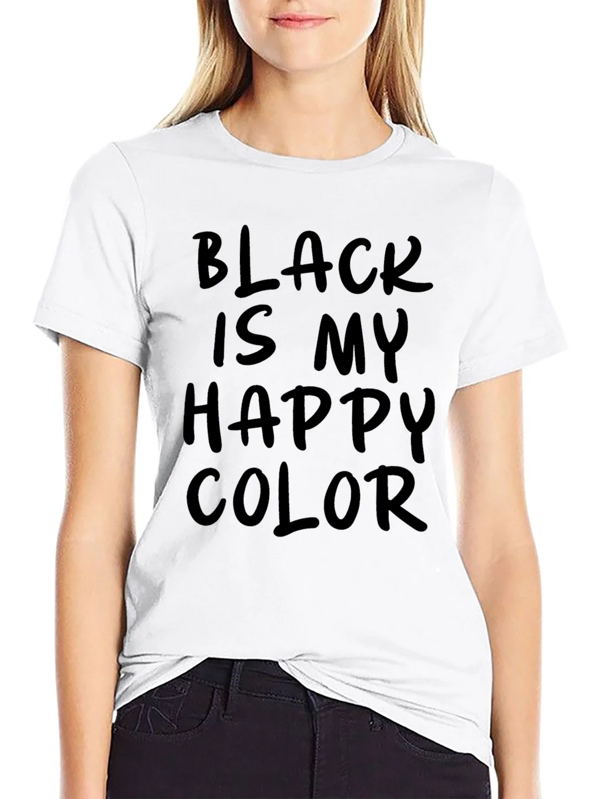Black is My Happy Color Tee product image 8