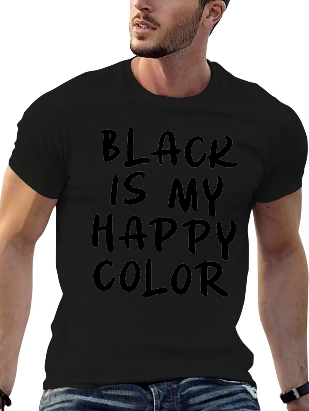 Black is My Happy Color Tee product image 6