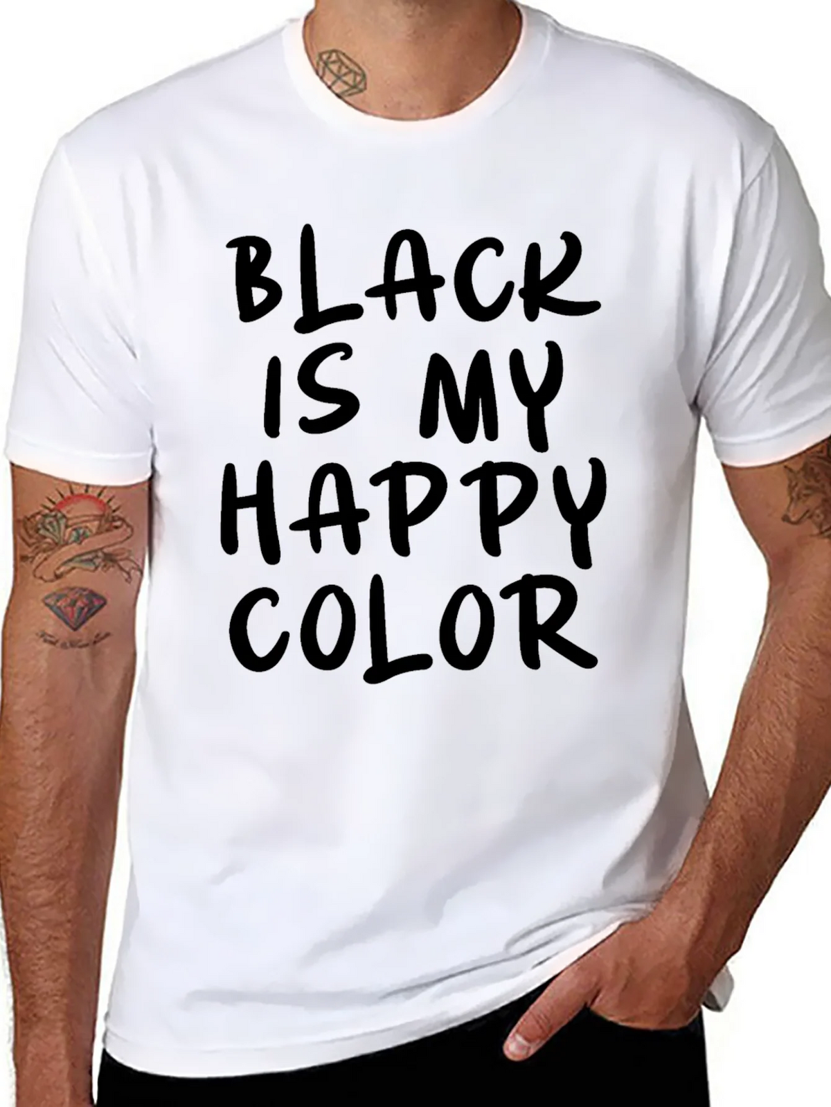Black is My Happy Color Tee product image 7