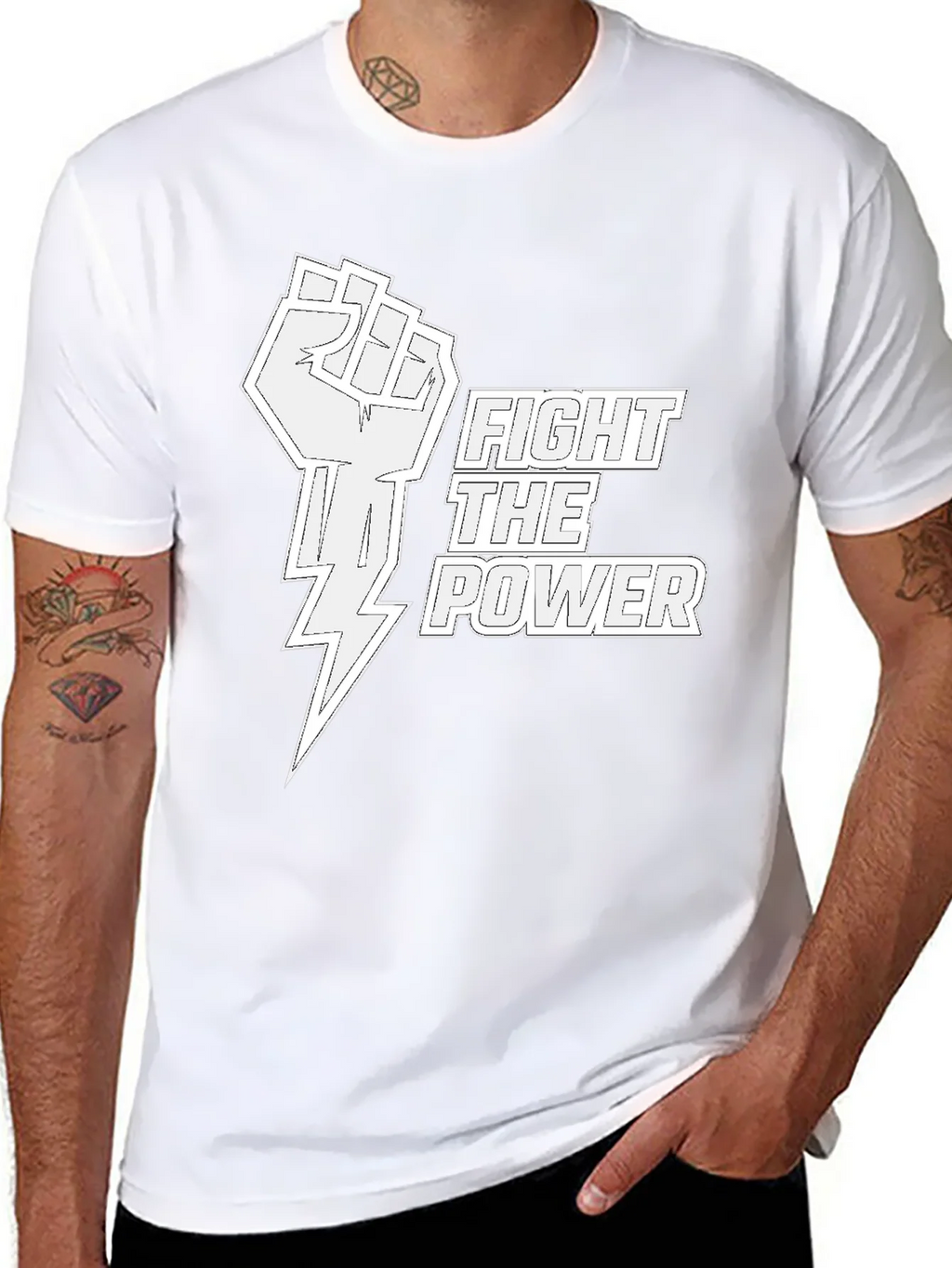 Fight The Power Graphic T-Shirt product image 7