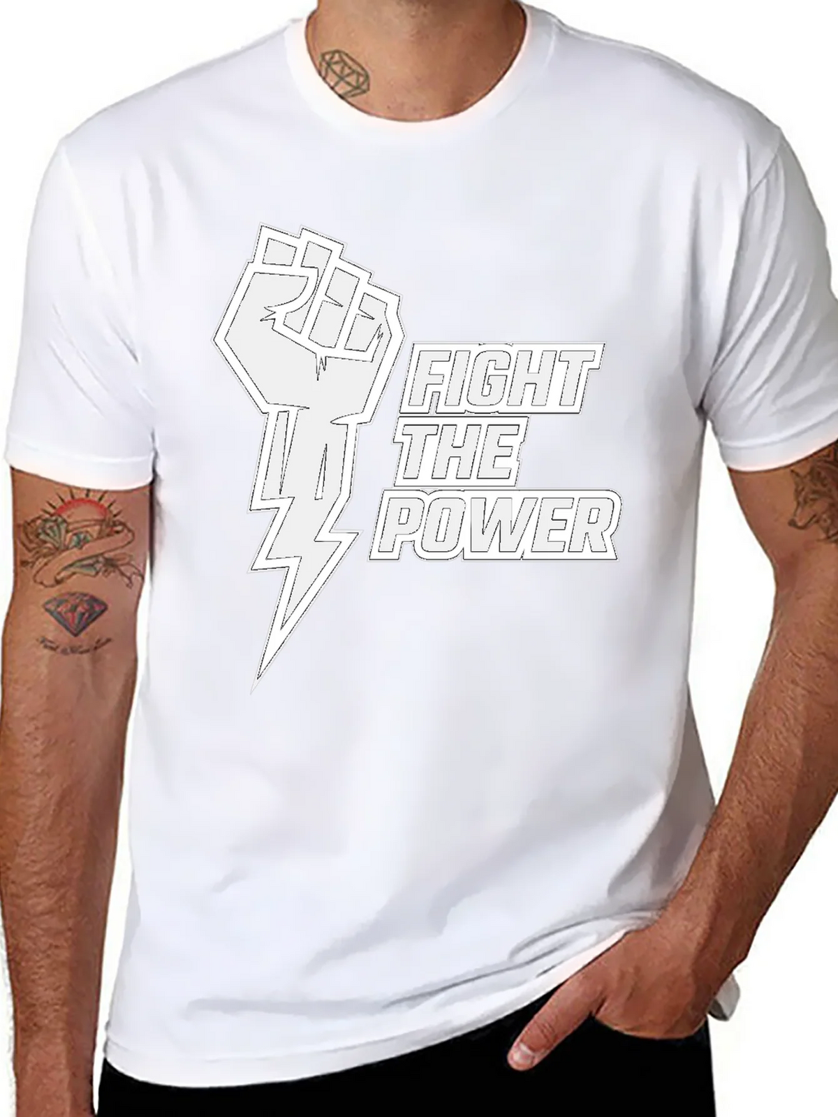 Fight The Power Graphic T-Shirt product image 7