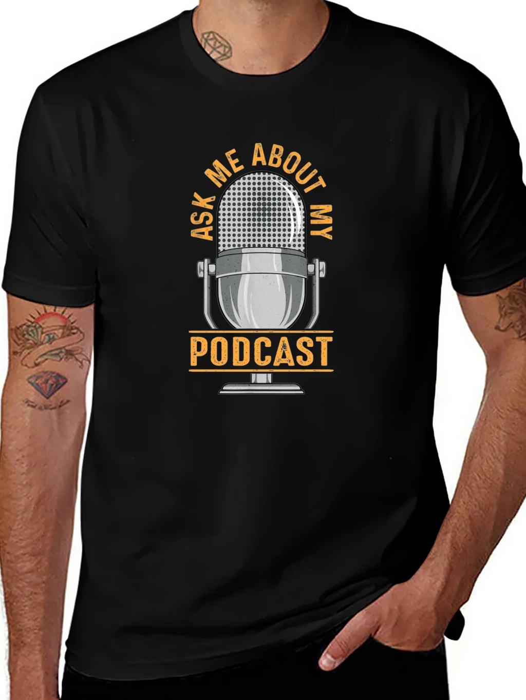 Ask Me About My Podcast Graphic T-Shirt product image 1