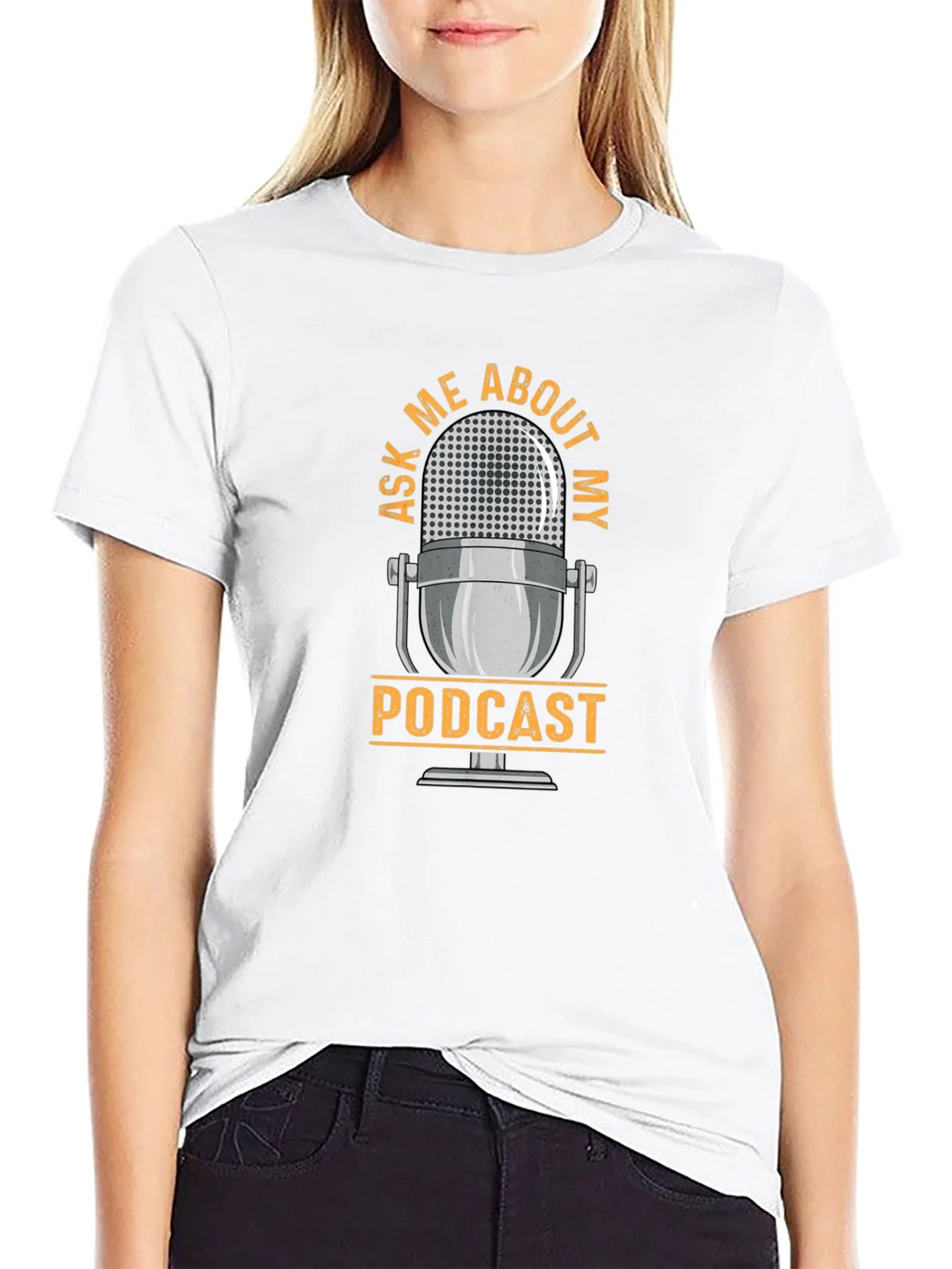 Ask Me About My Podcast Graphic T-Shirt product image 8