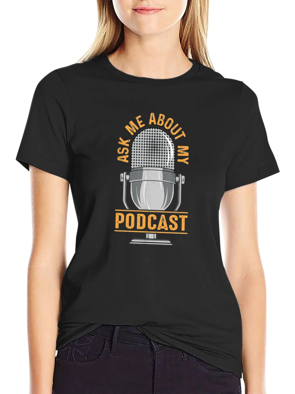 Ask Me About My Podcast Graphic T-Shirt product image 2