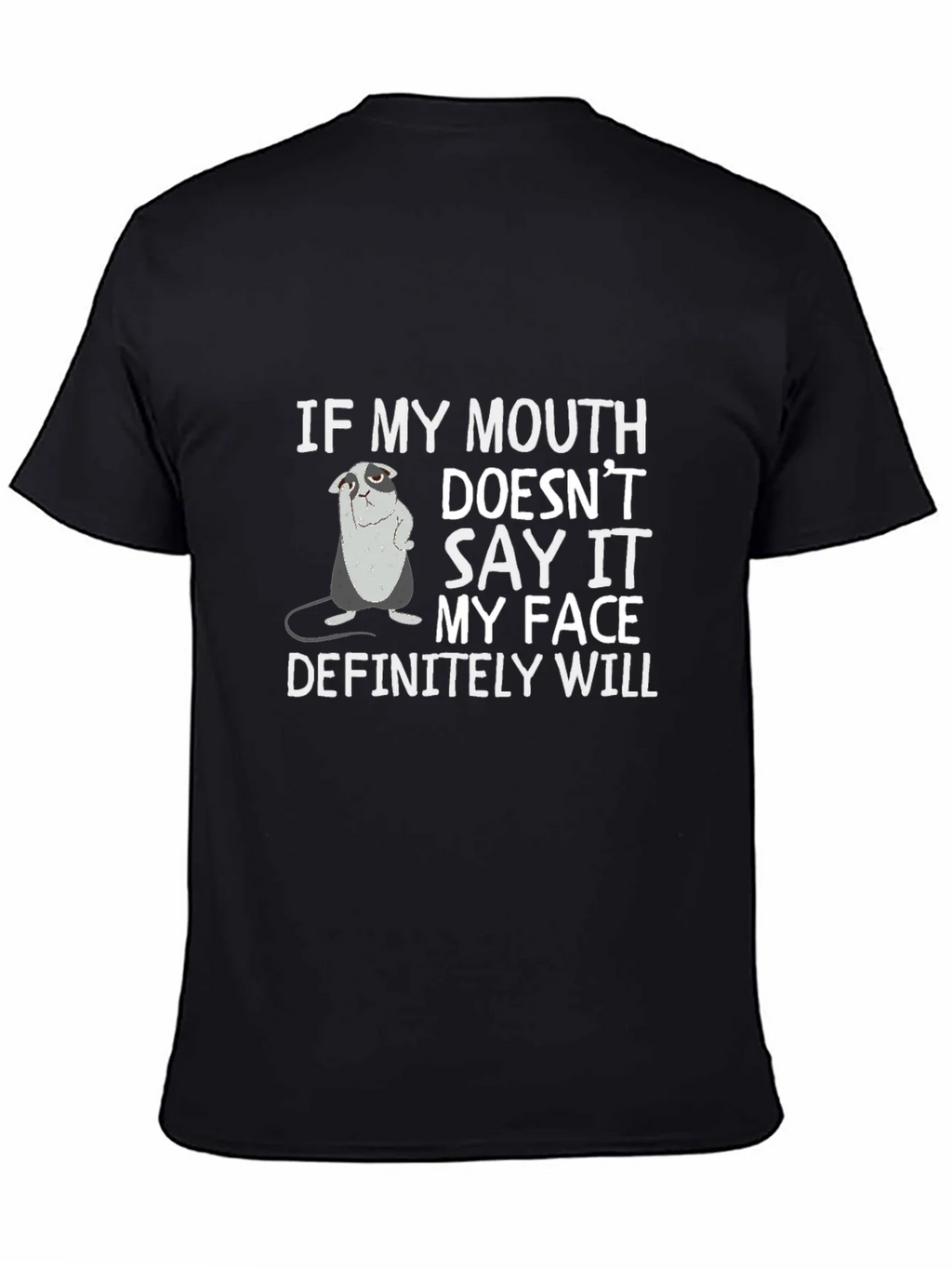 Sarcastic Otter Graphic T-Shirt: My Face Will Say It All product image 7