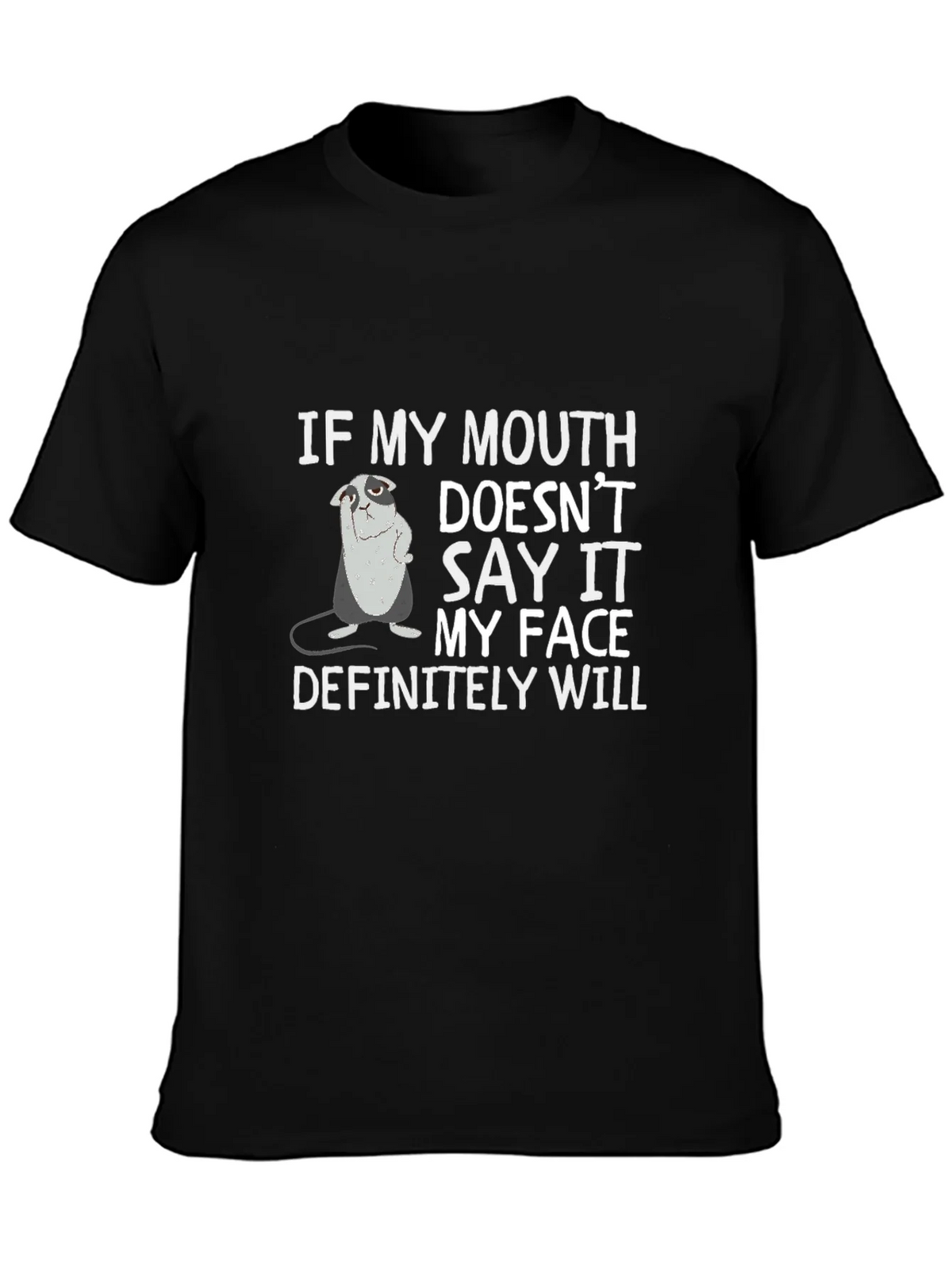 Sarcastic Otter Graphic T-Shirt: My Face Will Say It All product image 6