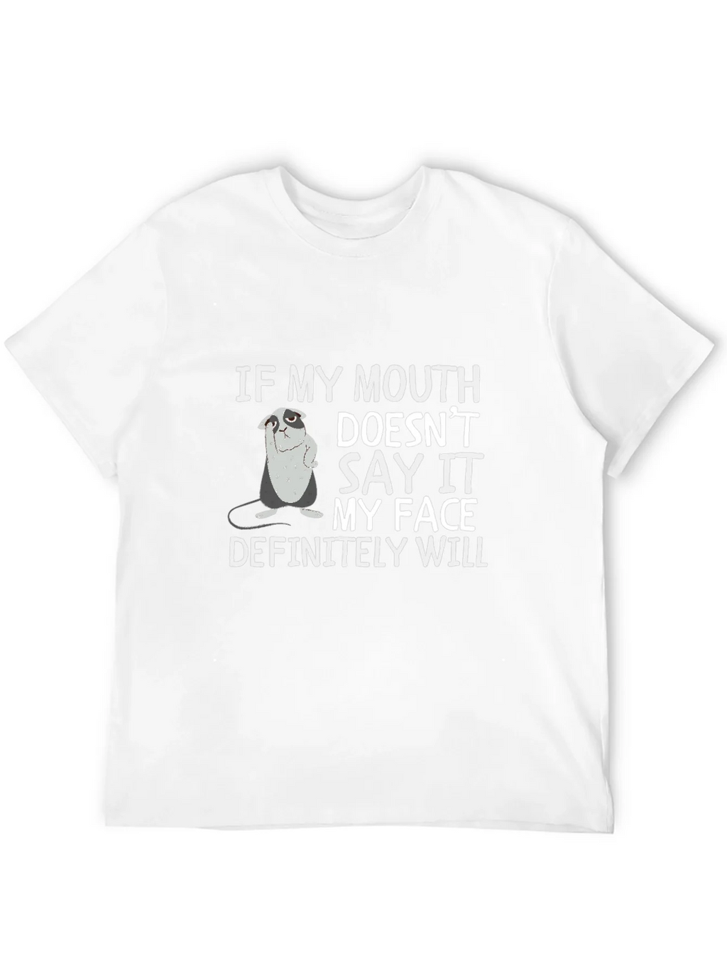 Sarcastic Otter Graphic T-Shirt: My Face Will Say It All product image 3