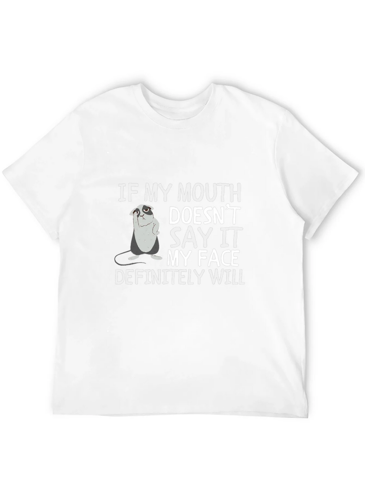 Sarcastic Otter Graphic T-Shirt: My Face Will Say It All product image 3