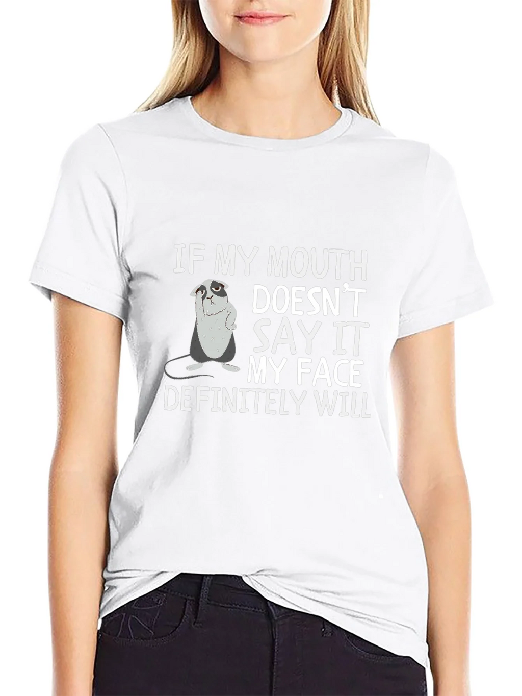 Sarcastic Otter Graphic T-Shirt: My Face Will Say It All product image 11