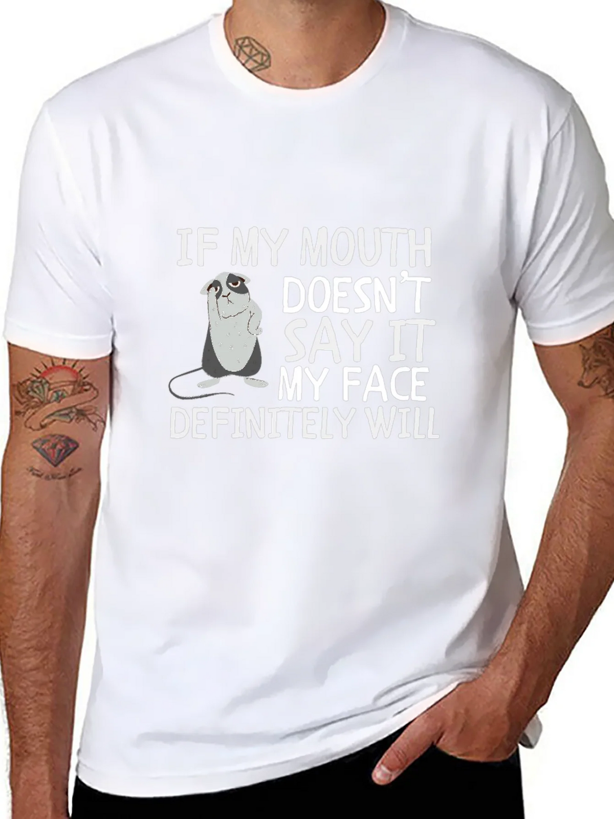 Sarcastic Otter Graphic T-Shirt: My Face Will Say It All product image 10