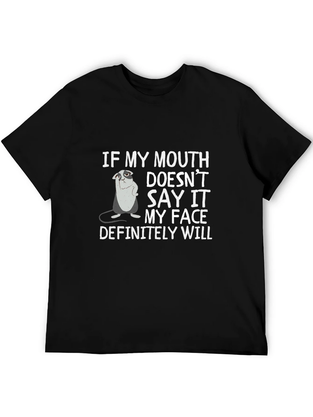 Sarcastic Otter Graphic T-Shirt: My Face Will Say It All product image 8