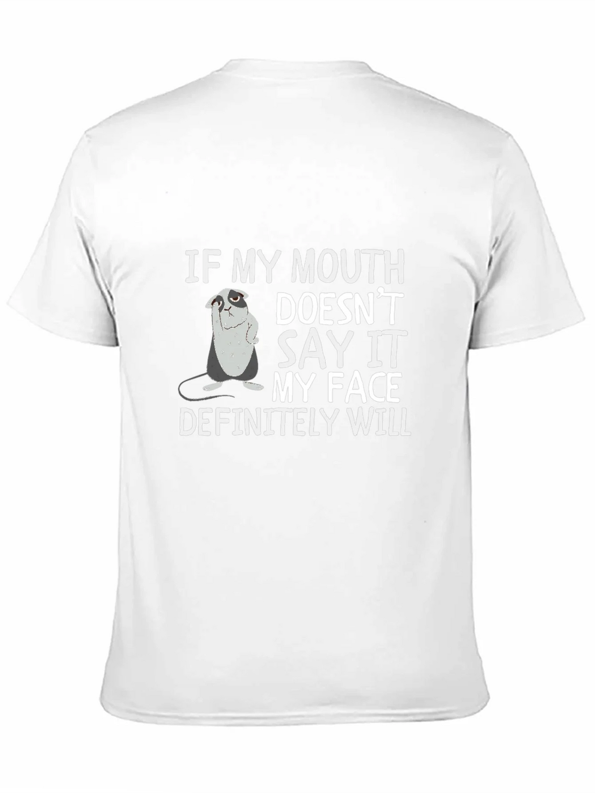 Sarcastic Otter Graphic T-Shirt: My Face Will Say It All product image 2