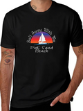 Sail Away T-Shirt - Pink Sand Beach product image 1
