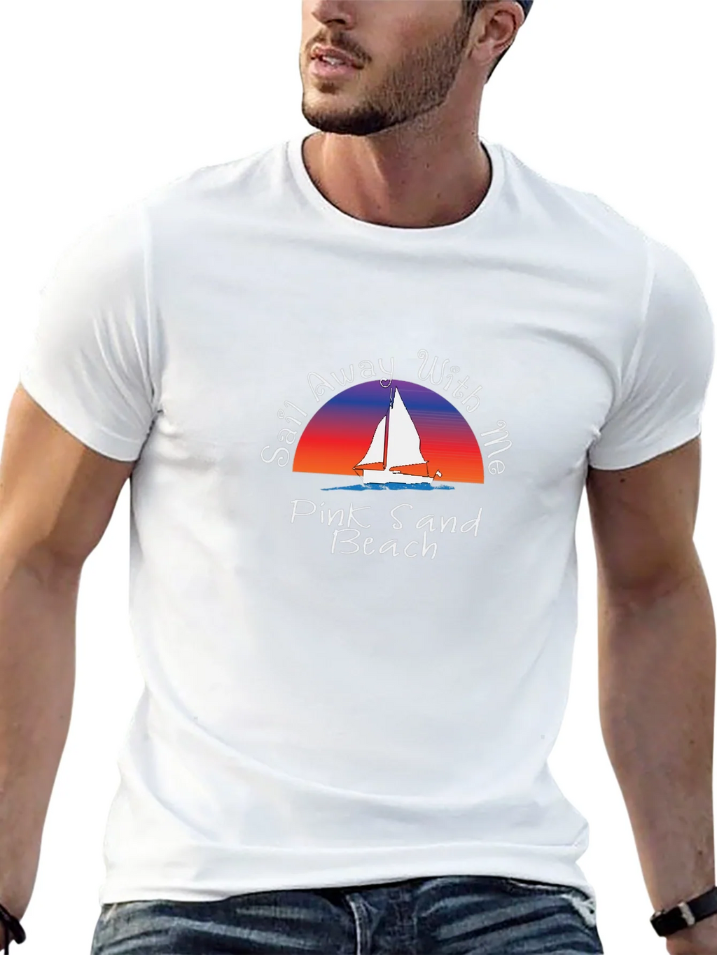 Sail Away T-Shirt - Pink Sand Beach product image 12