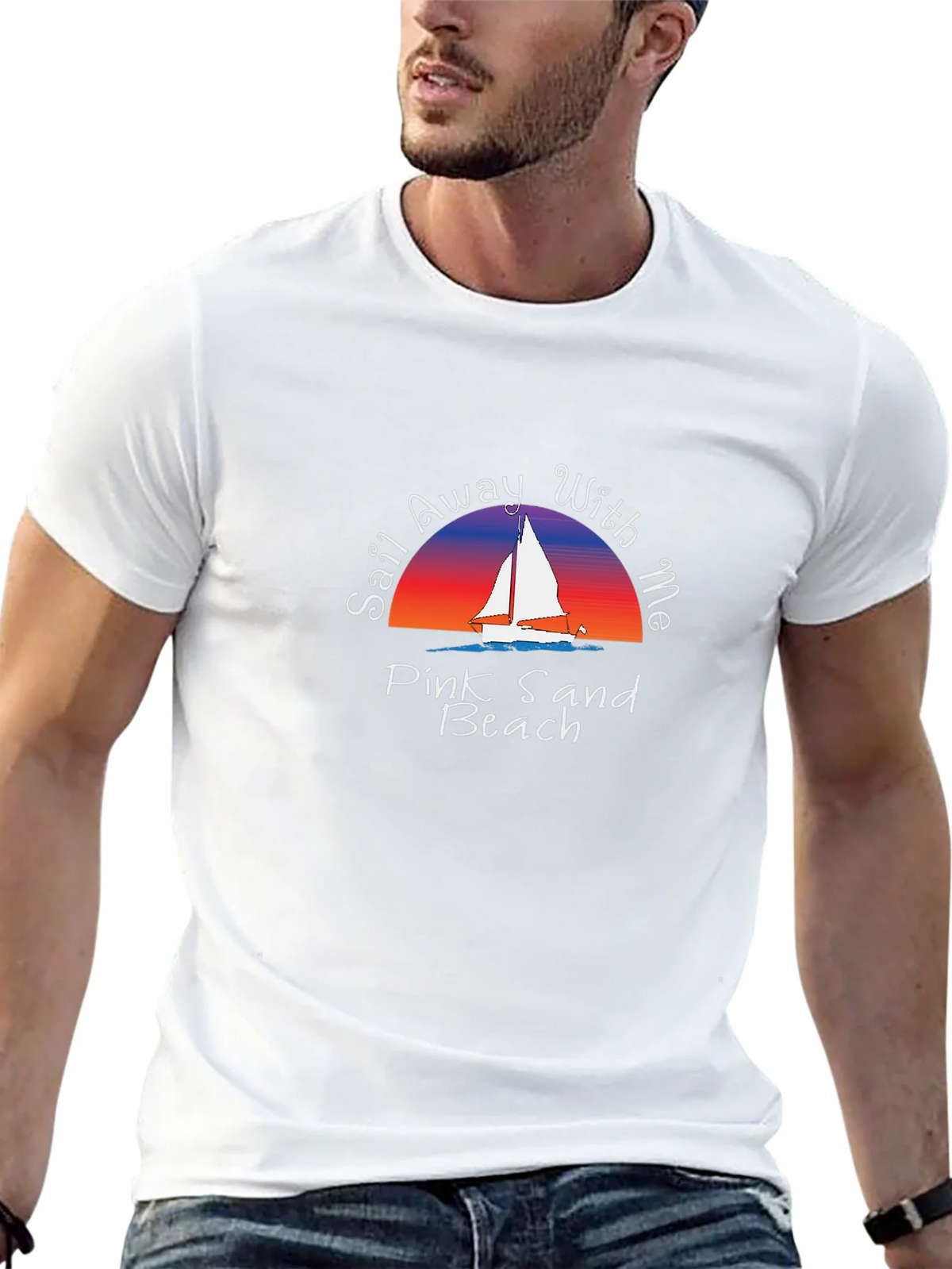 Sail Away T-Shirt - Pink Sand Beach product image 12