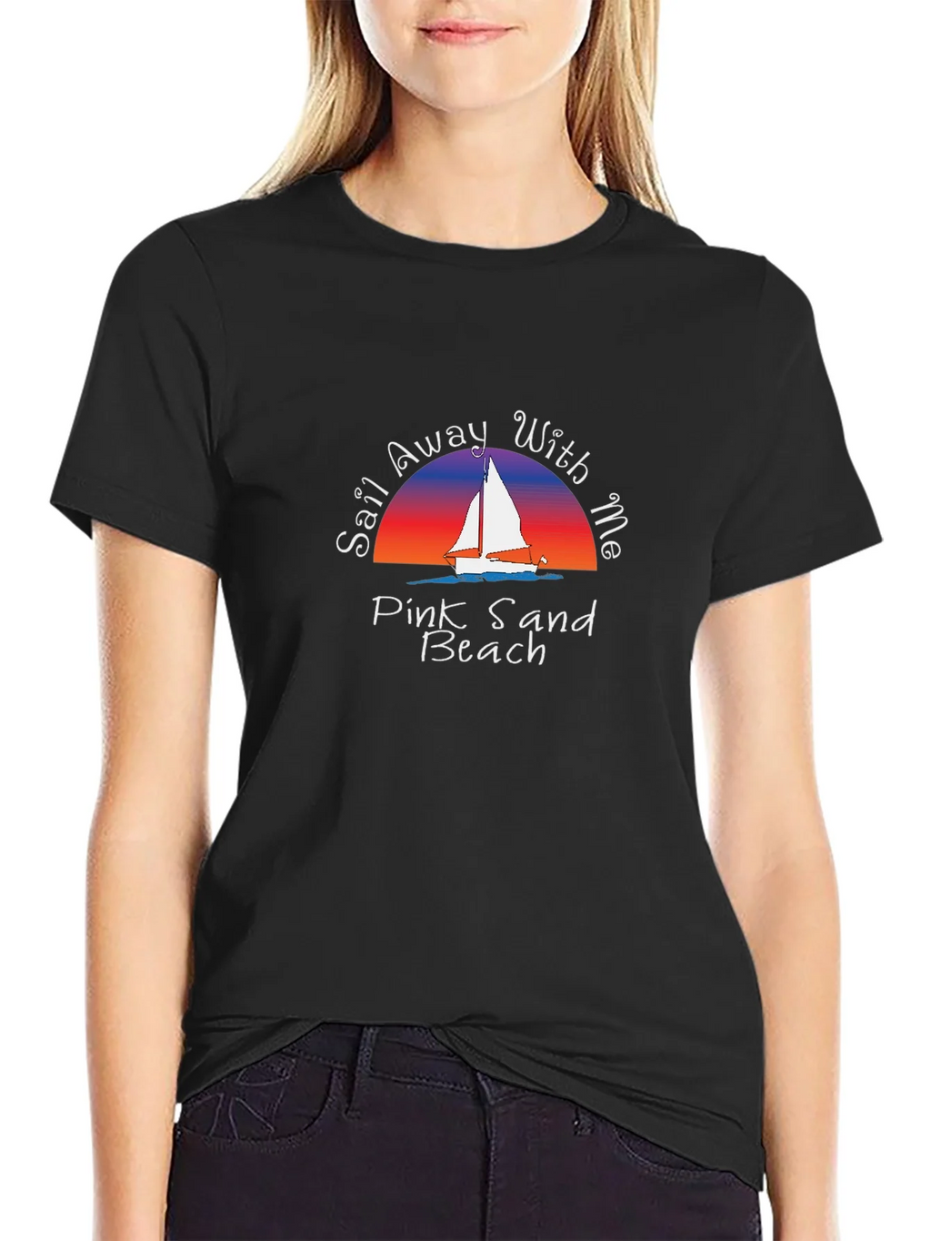Sail Away T-Shirt - Pink Sand Beach product image 2
