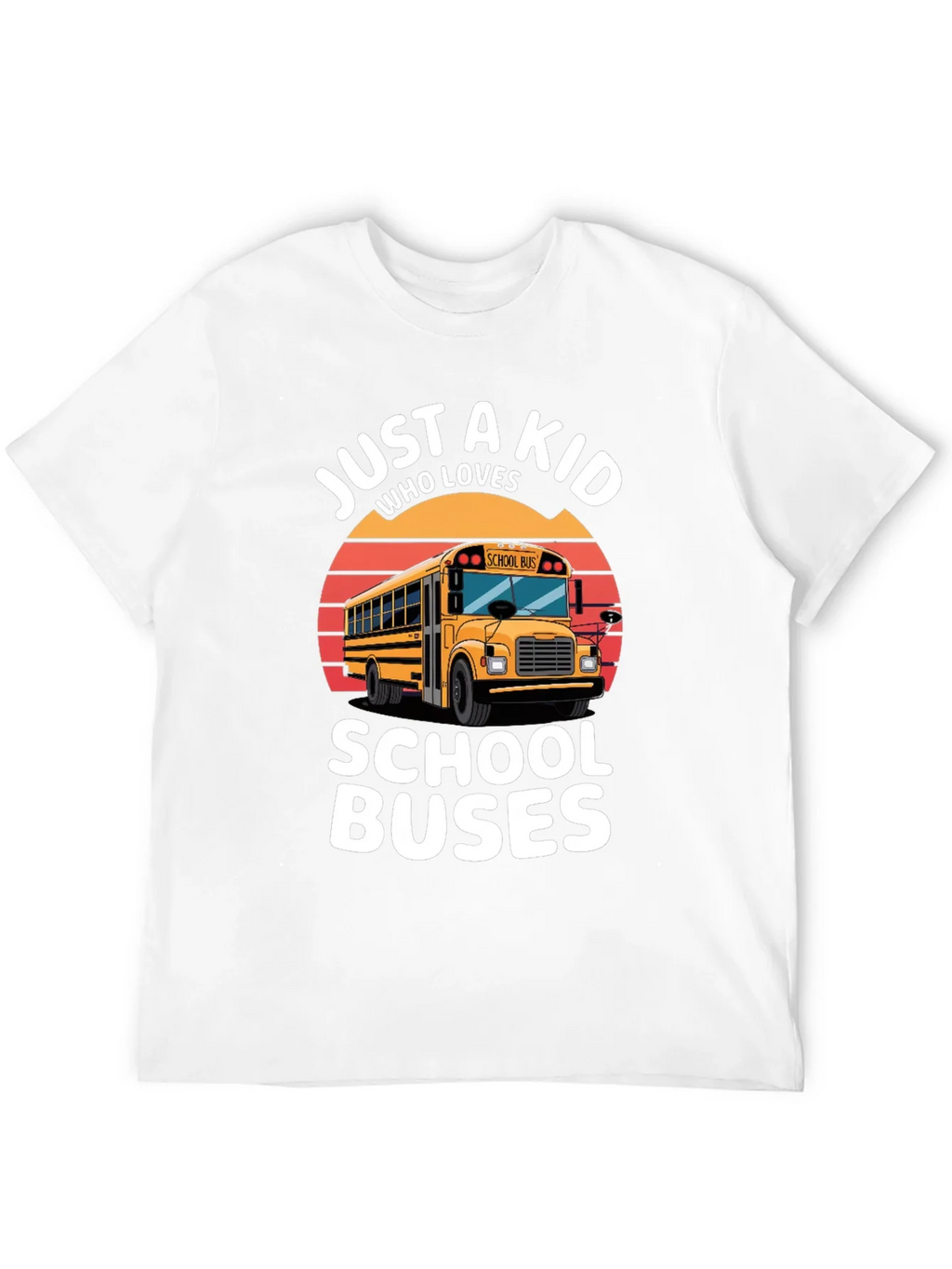 Just A Kid Who Loves School Buses T-Shirt product image 11