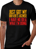 Funny Drivers License Graphic T-Shirt product image 1