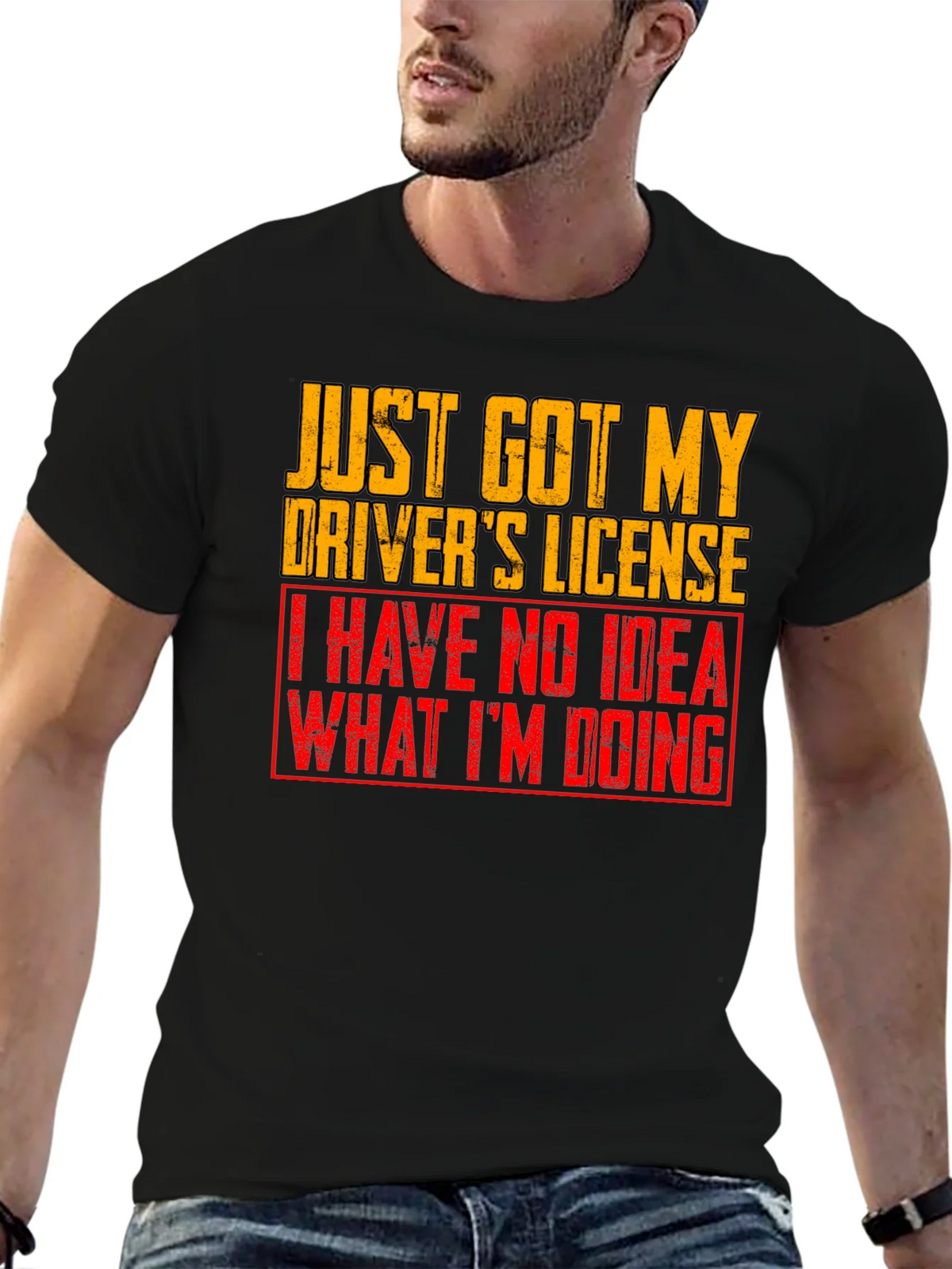 Funny Drivers License Graphic T-Shirt product image 6