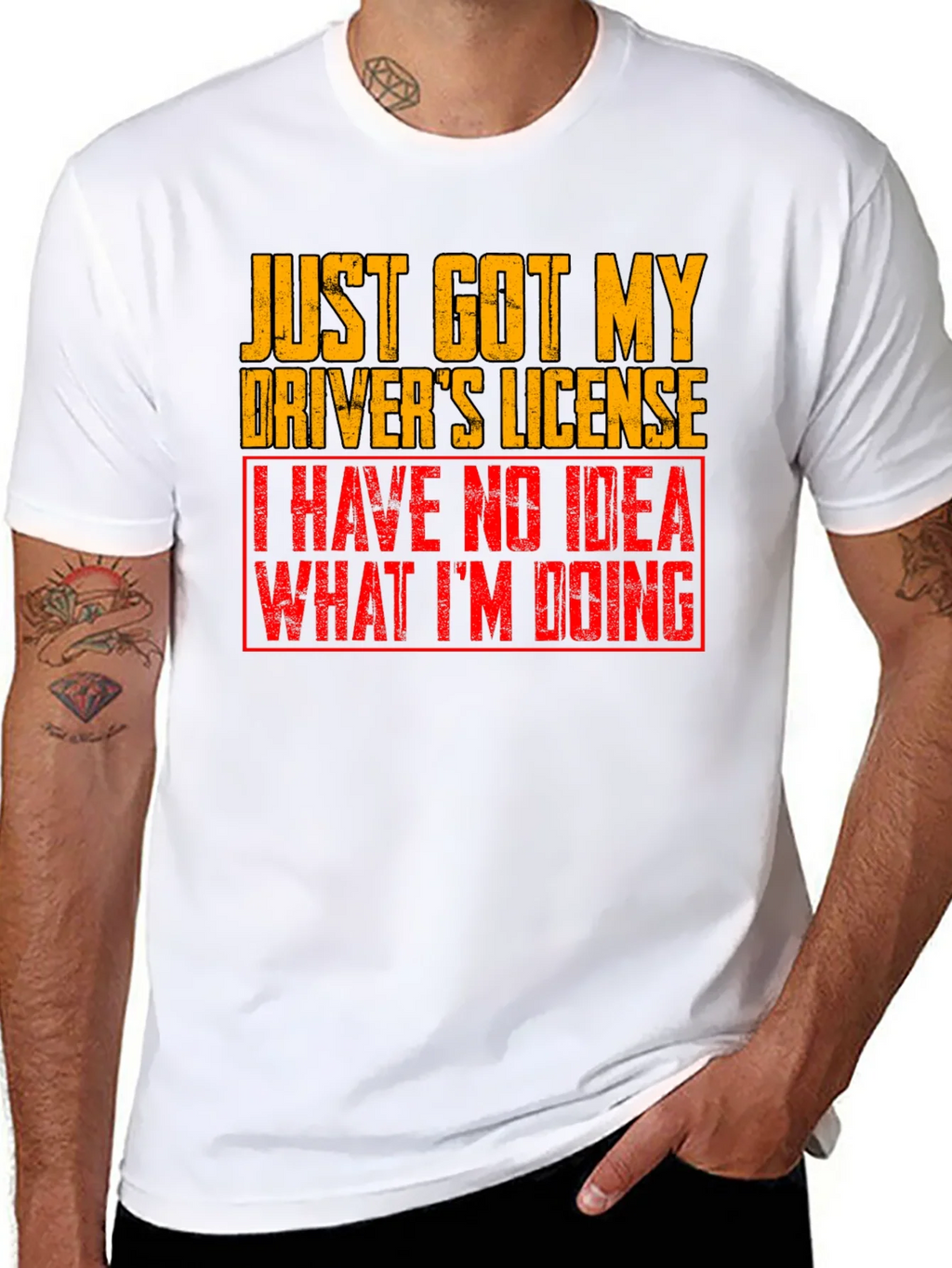 Funny Drivers License Graphic T-Shirt product image 7