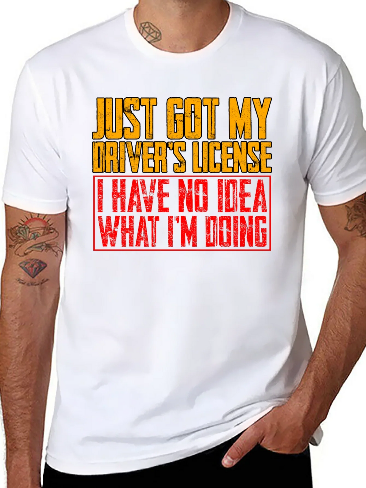 Funny Drivers License Graphic T-Shirt product image 7