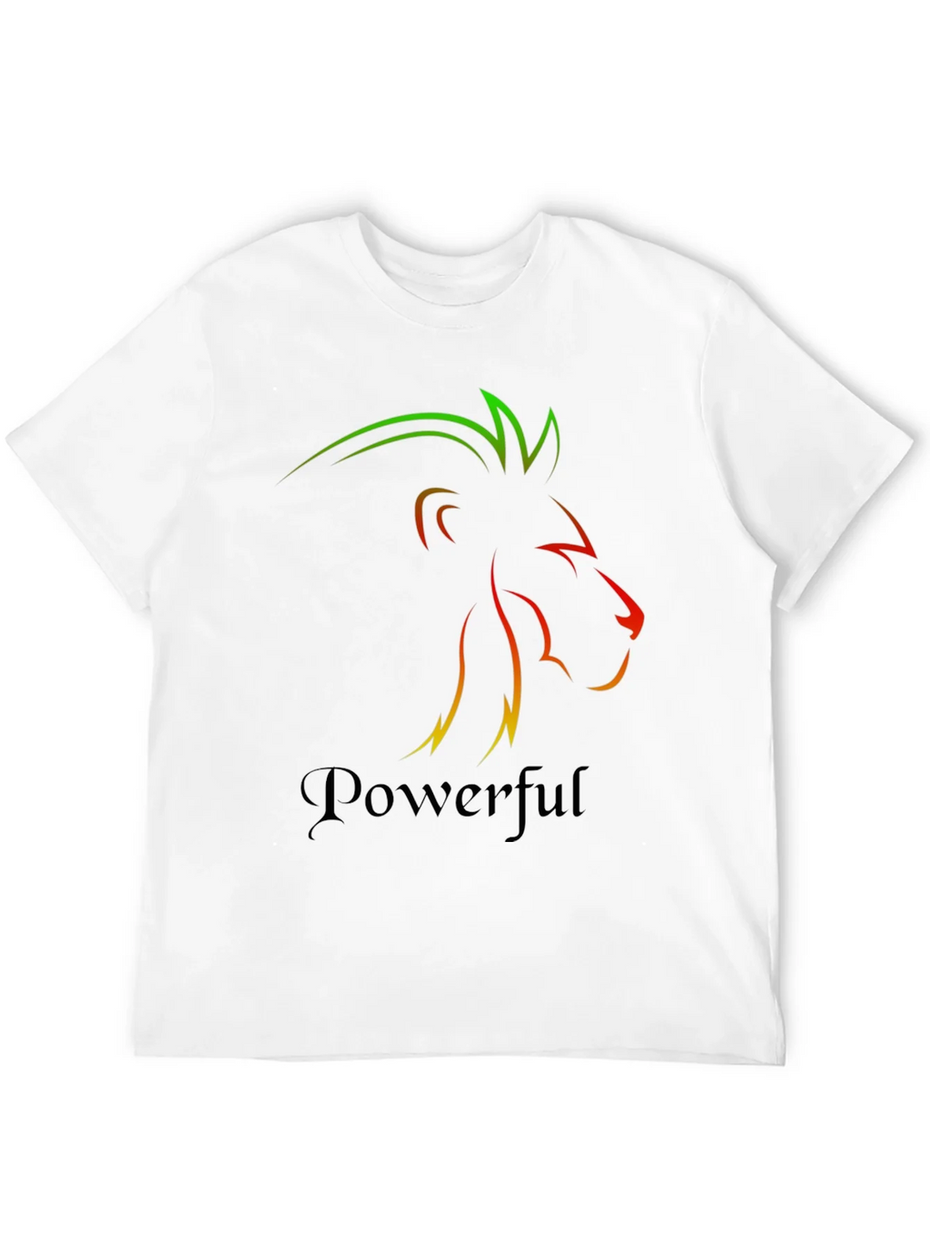 Powerful Lion Graphic Tee - Mens Black T-Shirt product image 3