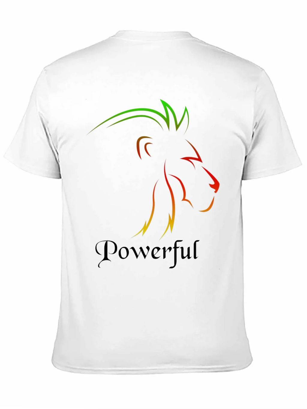 Powerful Lion Graphic Tee - Mens Black T-Shirt product image 2
