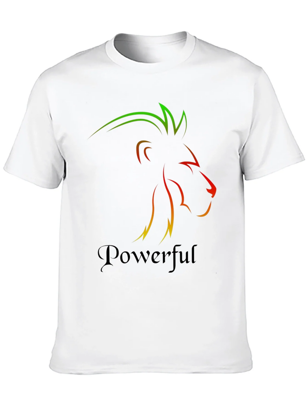 Powerful Lion Graphic Tee - Mens Black T-Shirt product image 12