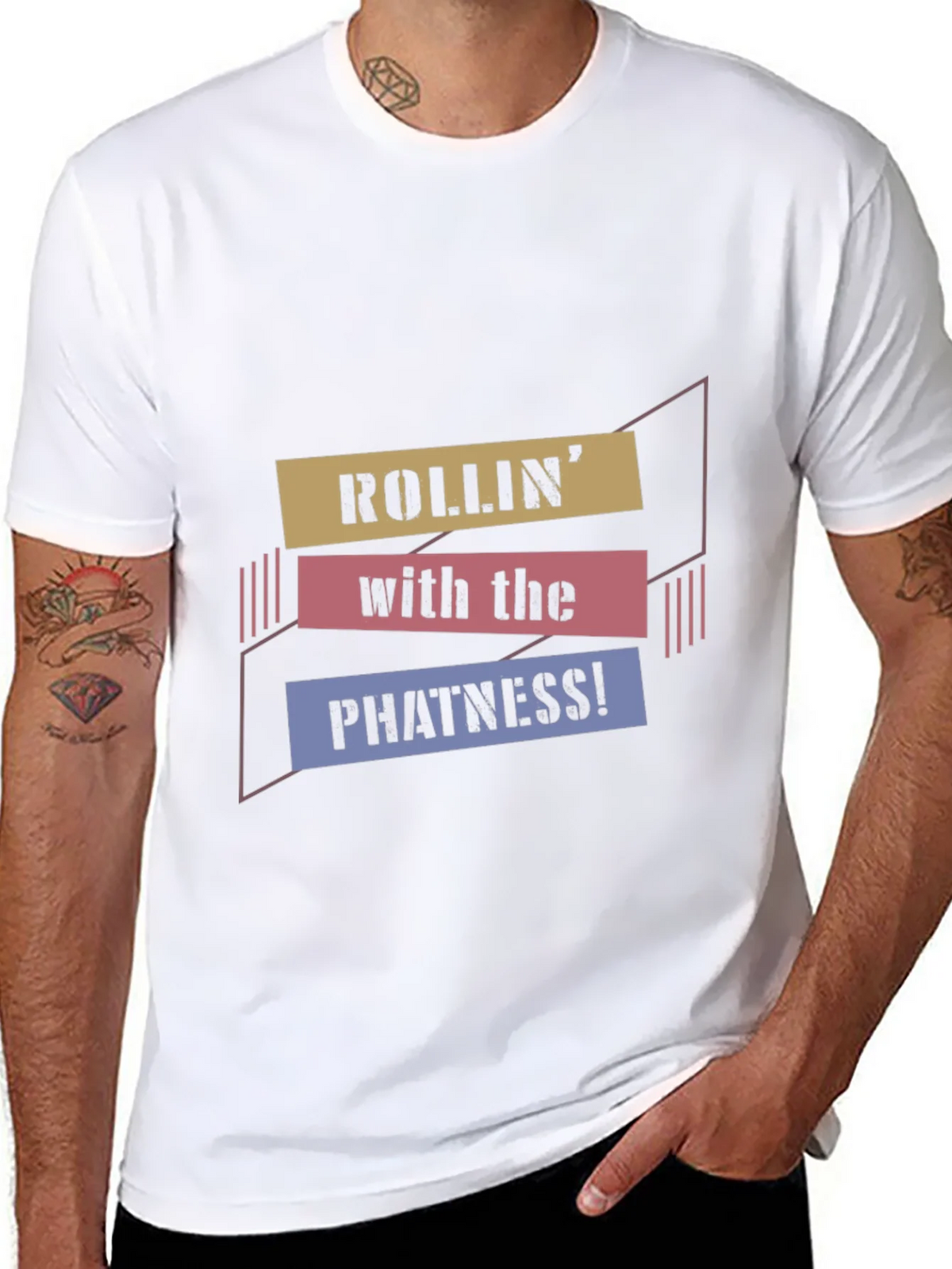 Rollin with the Phatness Graphic Tee product image 7
