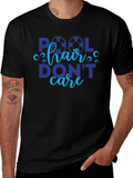 Pool Hair Dont Care Graphic Tee - Black product image 1