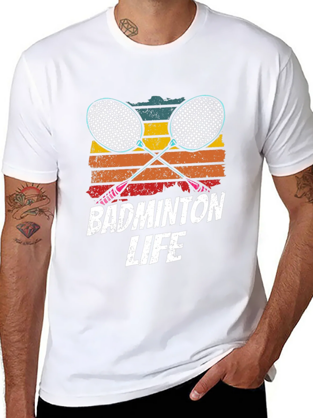 Badminton Life T-Shirt - Retro Style product image 10