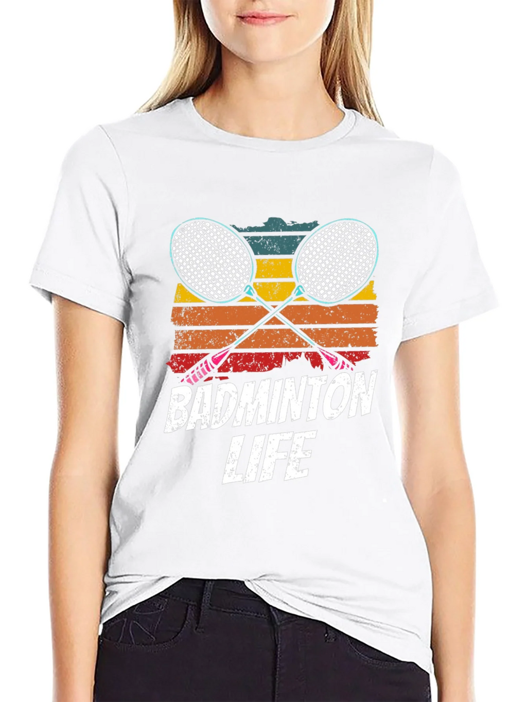 Badminton Life T-Shirt - Retro Style product image 11