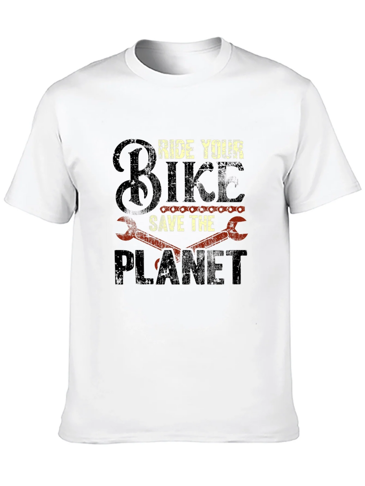 Ride Your Bike Save The Planet Graphic T-Shirt product image 9