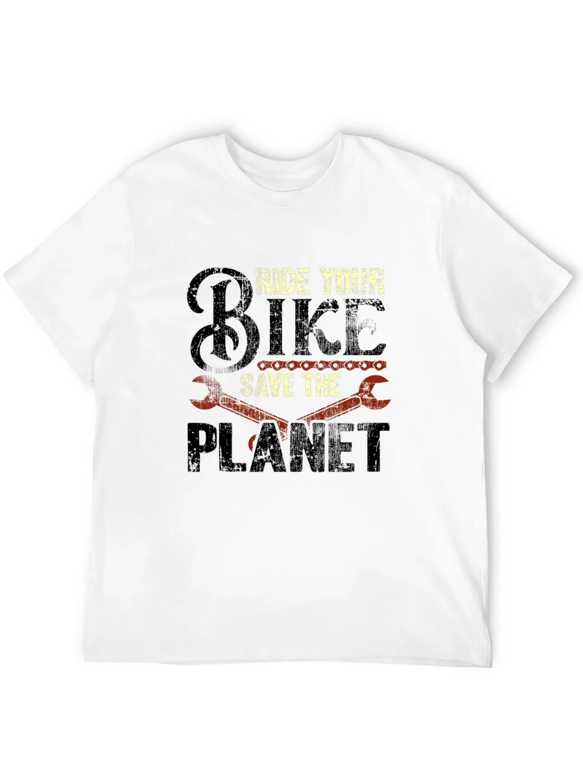 Ride Your Bike Save The Planet Graphic T-Shirt product image 11