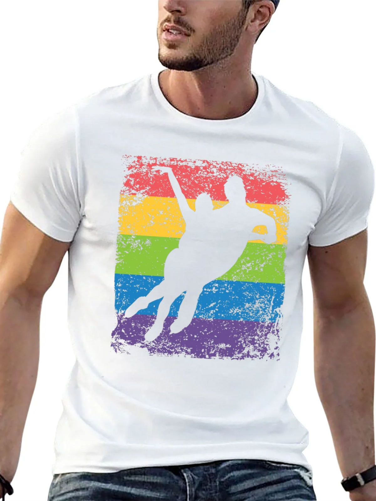 LGBT Pride Silhouette Graphic T-Shirt product image 4