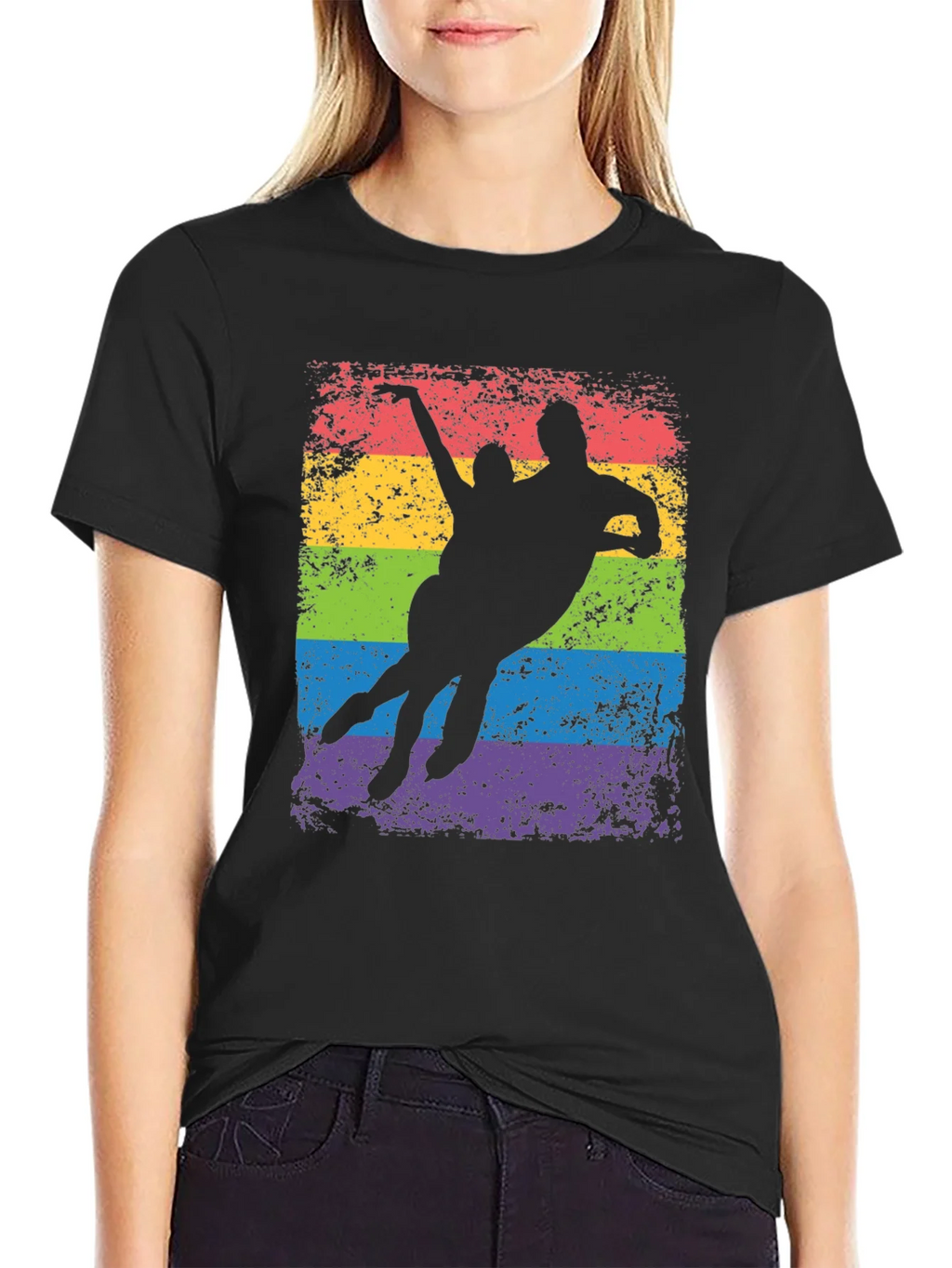 LGBT Pride Silhouette Graphic T-Shirt product image 5