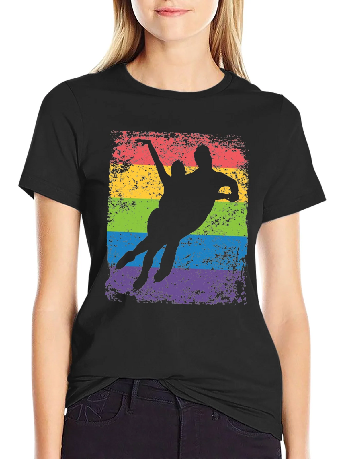 LGBT Pride Silhouette Graphic T-Shirt product image 5