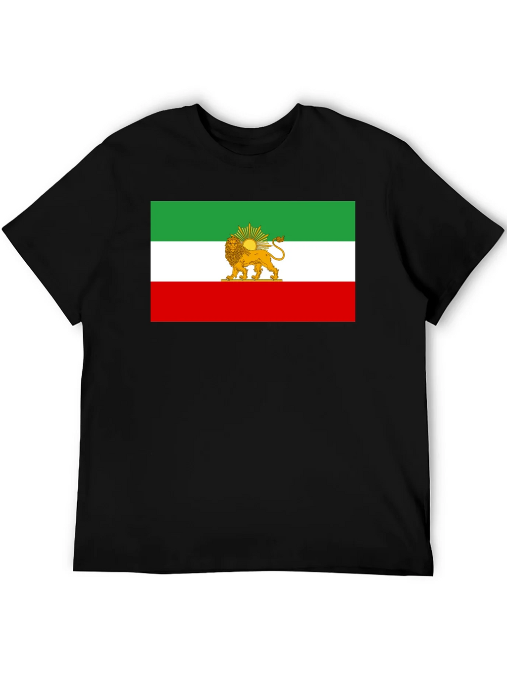 Iran Flag Lion & Sun Graphic Tee product image 5